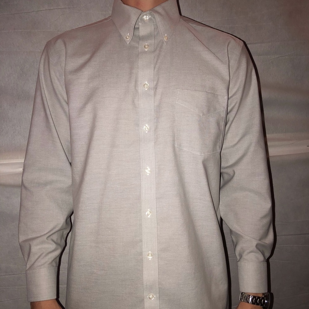 Men’s Stafford Prep Button Front Long Sleeve Shirt